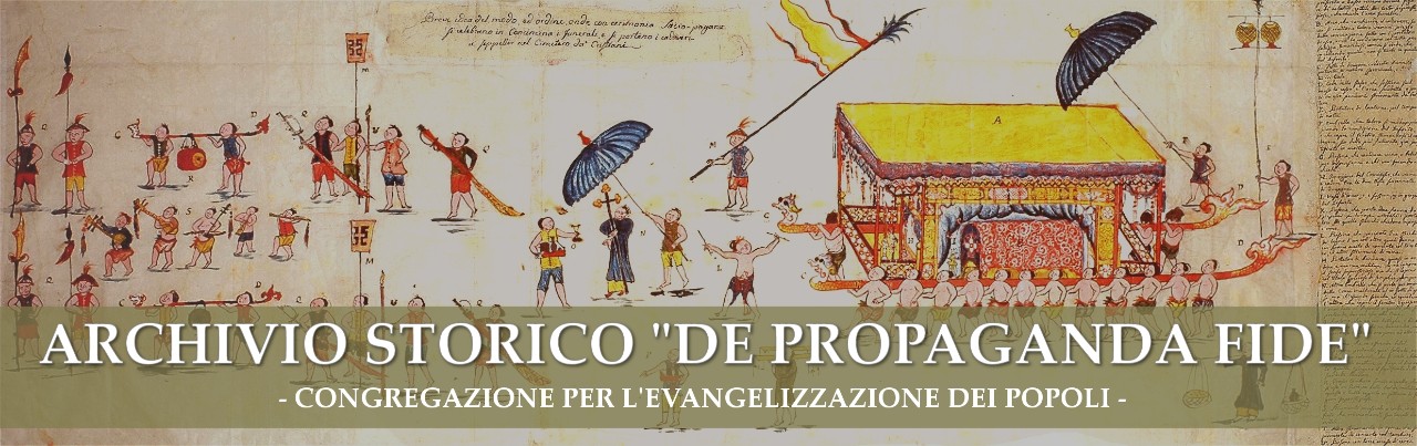 Home Page Archivio Storico de Propaganda Fide